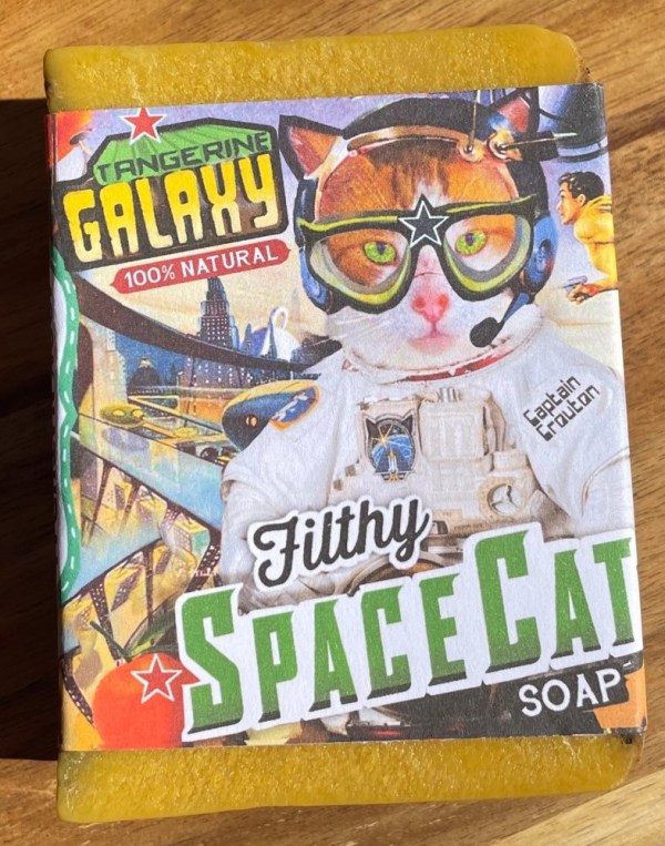 Filthy Spacecat all-natural soap